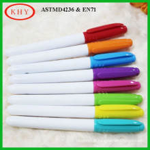 Easy to lock on Book Conform to ASTMD-4236/EN71 Fluorescent Pen with Clip